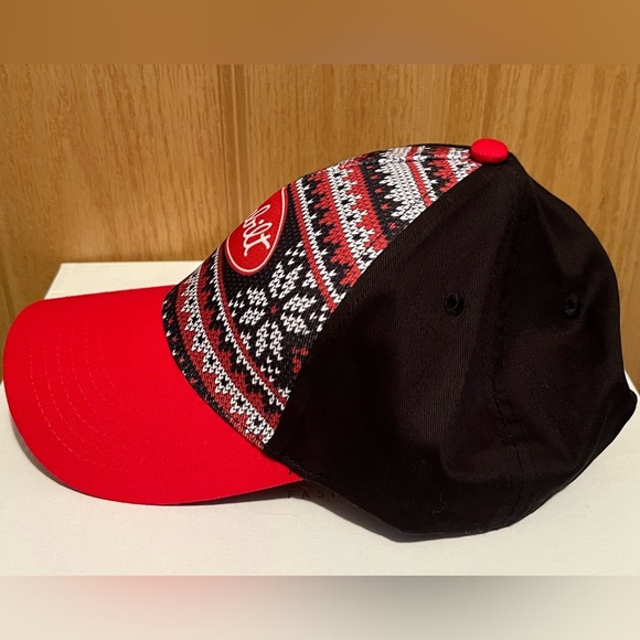 Peterbilt Trucks Black & Red Ho-Ho-Ho Holiday Print Hat/Cap - Picture 3 of 10